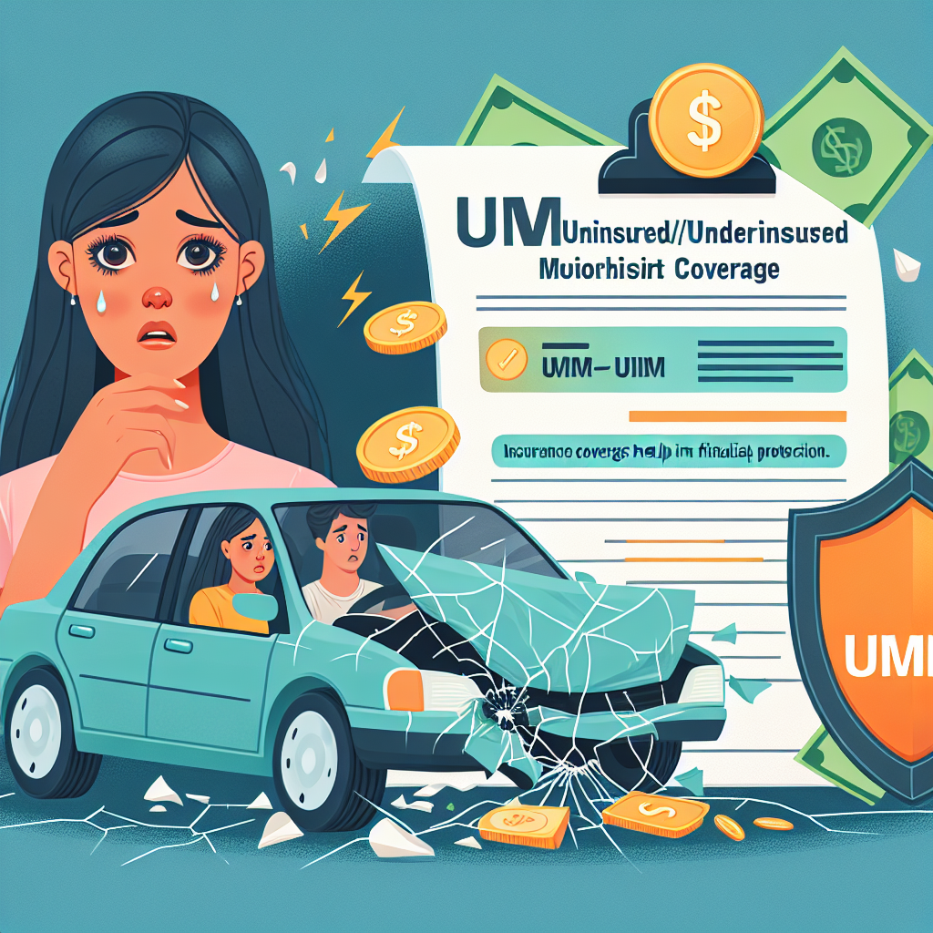 UM/UIM what that auto insurance coverage means and how it helps in an accident.